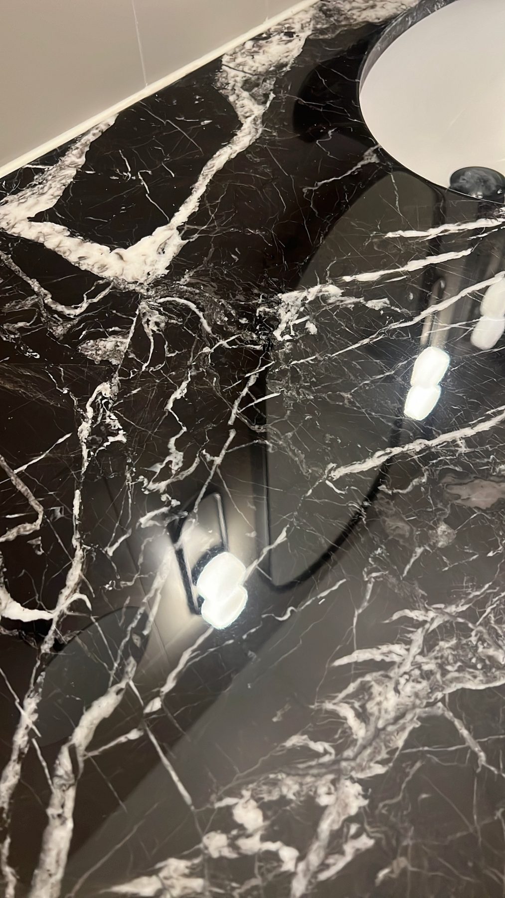 Marble close-up at Hyatt Stratford